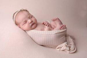 Baby girl asleep